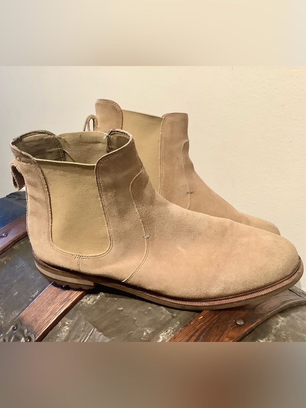 Clarks Foxwell Top suede Chelsea boots Sz 11.5 EUC - Picture 2 of 8